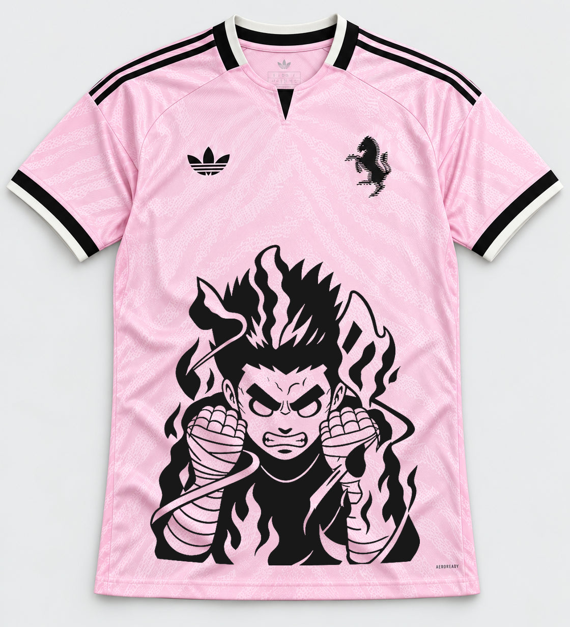 Juventus Pink Rock Lee Inner Flame Jersey — Front