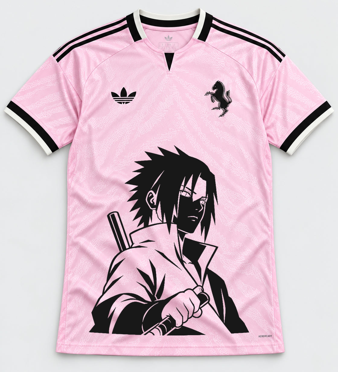Juventus Pink Sasuke Last Uchiha Jersey — Front