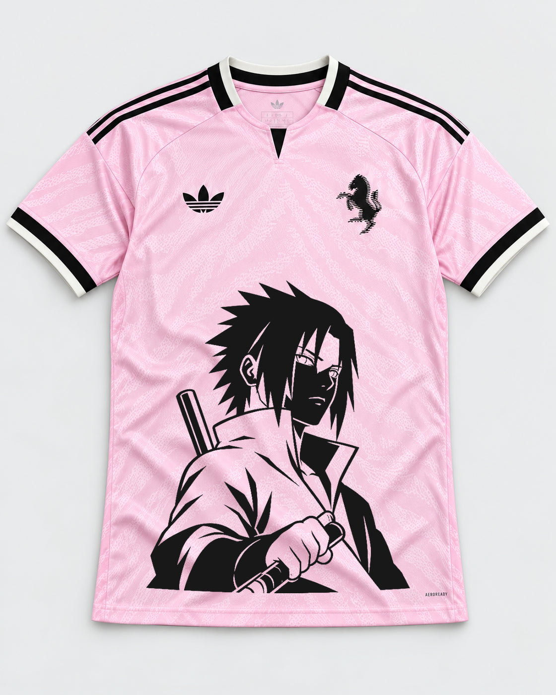 Juventus Pink Sasuke Last Uchiha Jersey — Front