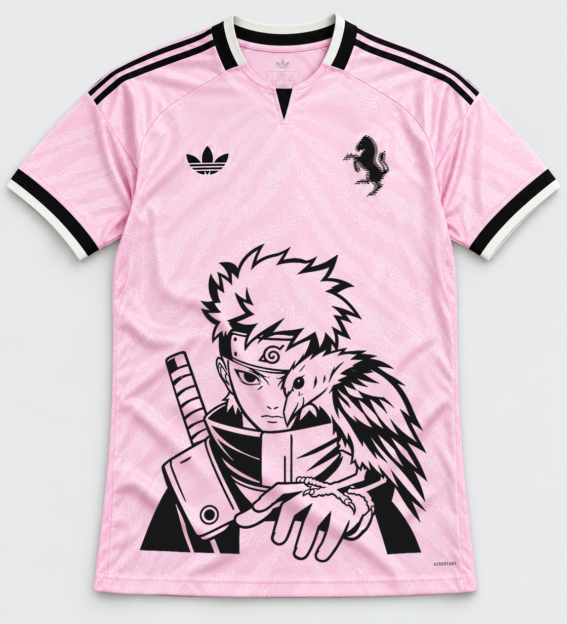 Juventus Pink Shisui Raven Oath Jersey — Front