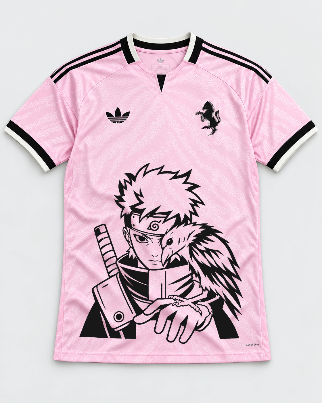 Juventus Pink Shisui Raven Oath Jersey — Front