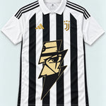 Juventus Striped Kakashi Lightning Eye Jersey — Front