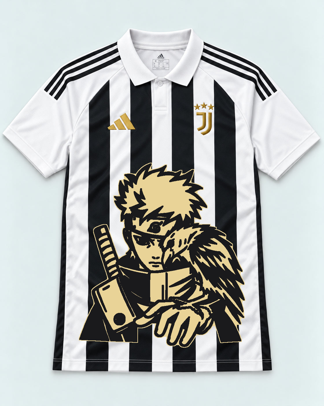 Juventus Striped Shisui Raven Oath Jersey — Front