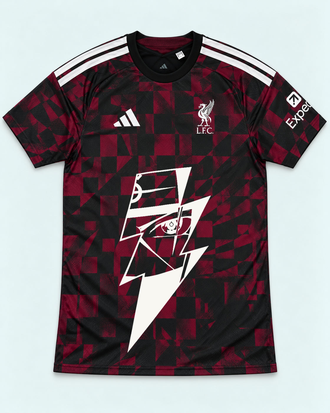 Liverpool Dark Kakashi Lightning Eye Jersey — Front