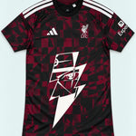 Liverpool Dark Kakashi Lightning Eye Jersey — Front