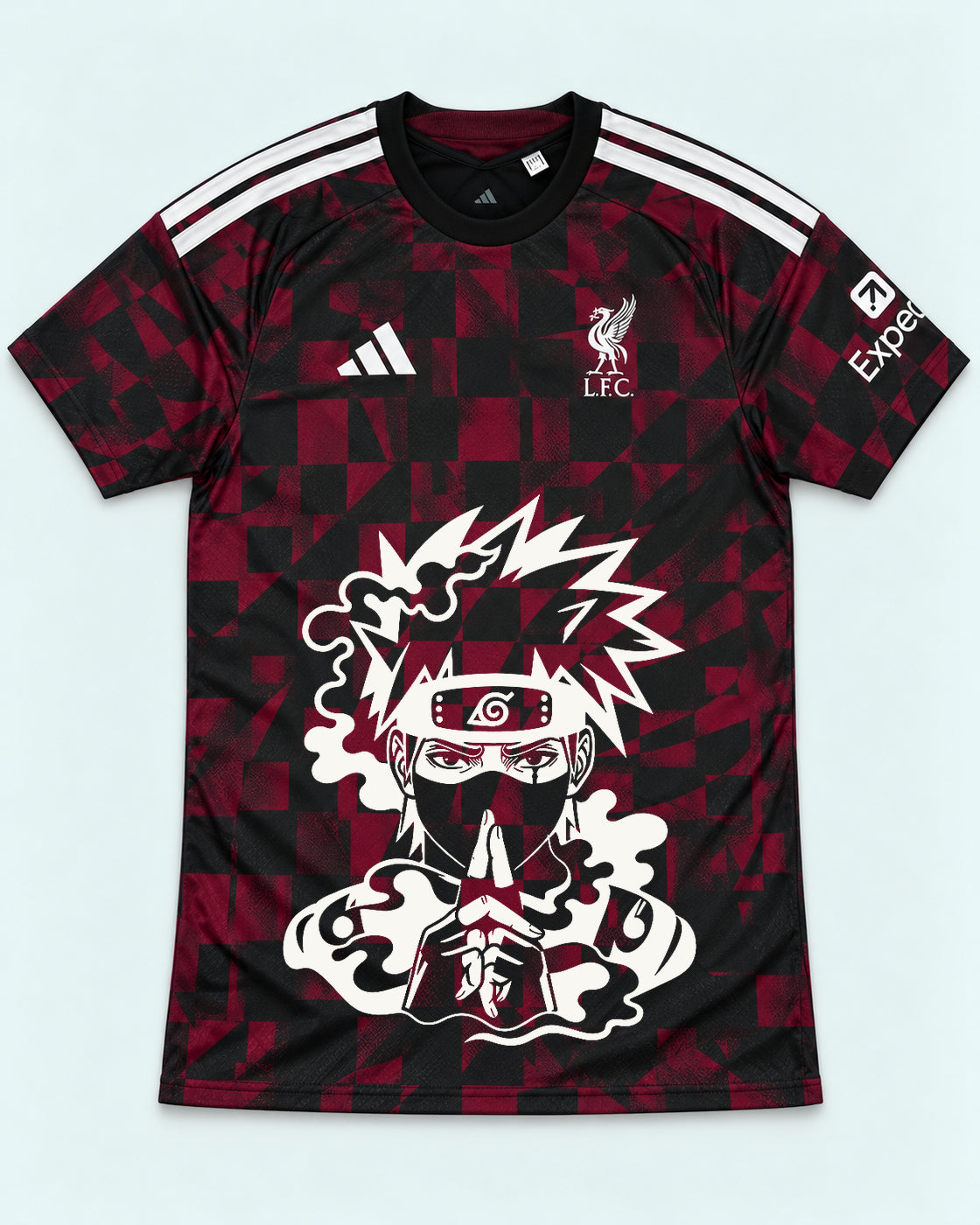 Liverpool Dark Kakashi Silent Jutsu Jersey — Front