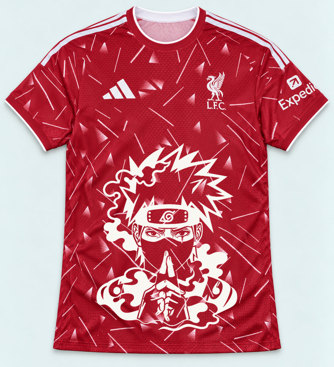 Liverpool Red Kakashi Silent Jutsu Jersey — Front