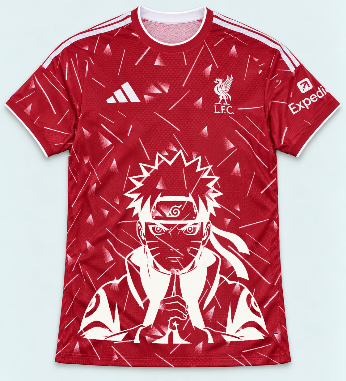 Liverpool Red Naruto Sage Resolve Jersey — Front