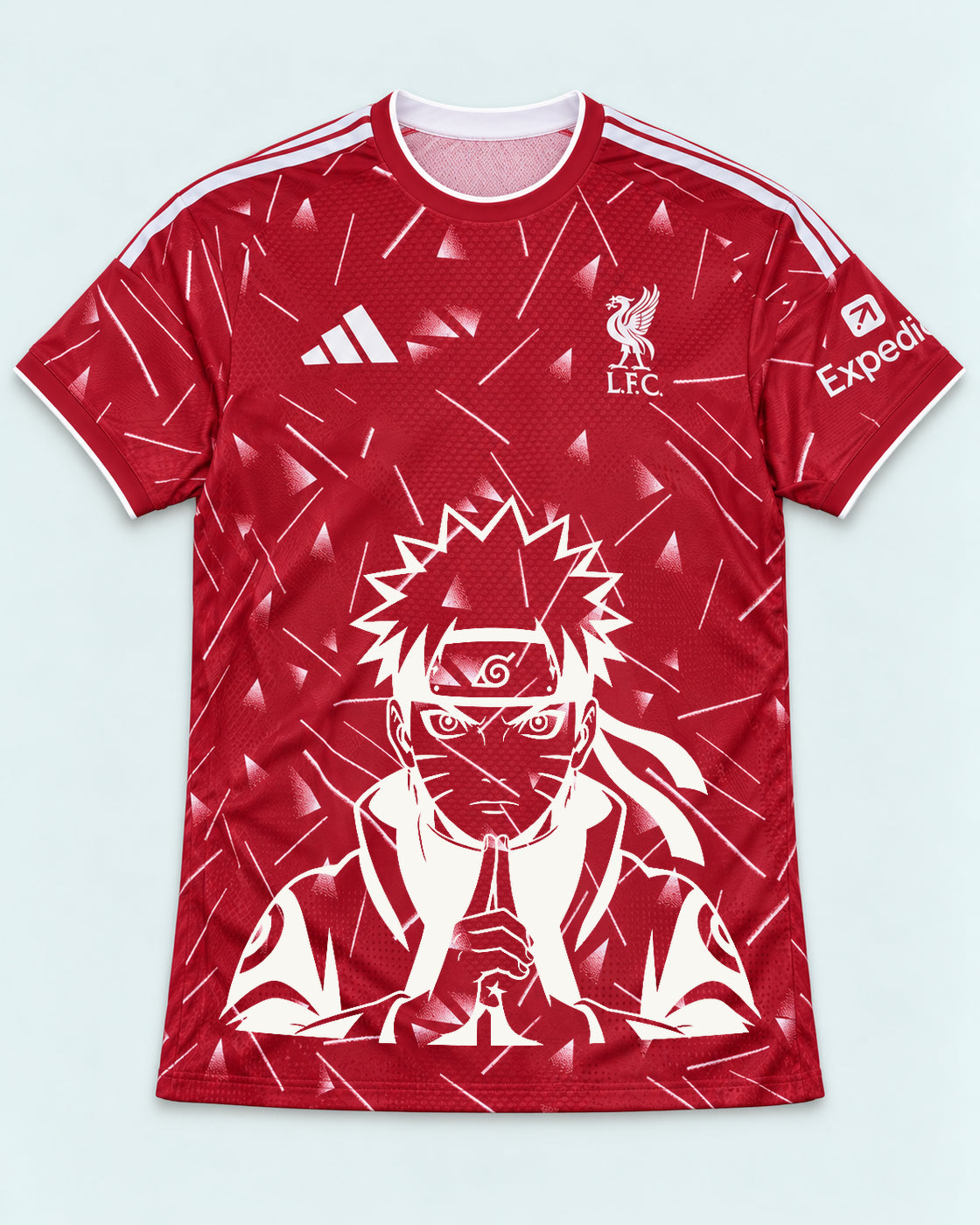 Liverpool Red Naruto Sage Resolve Jersey — Front