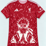 Liverpool Red Naruto Sage Resolve Jersey — Front