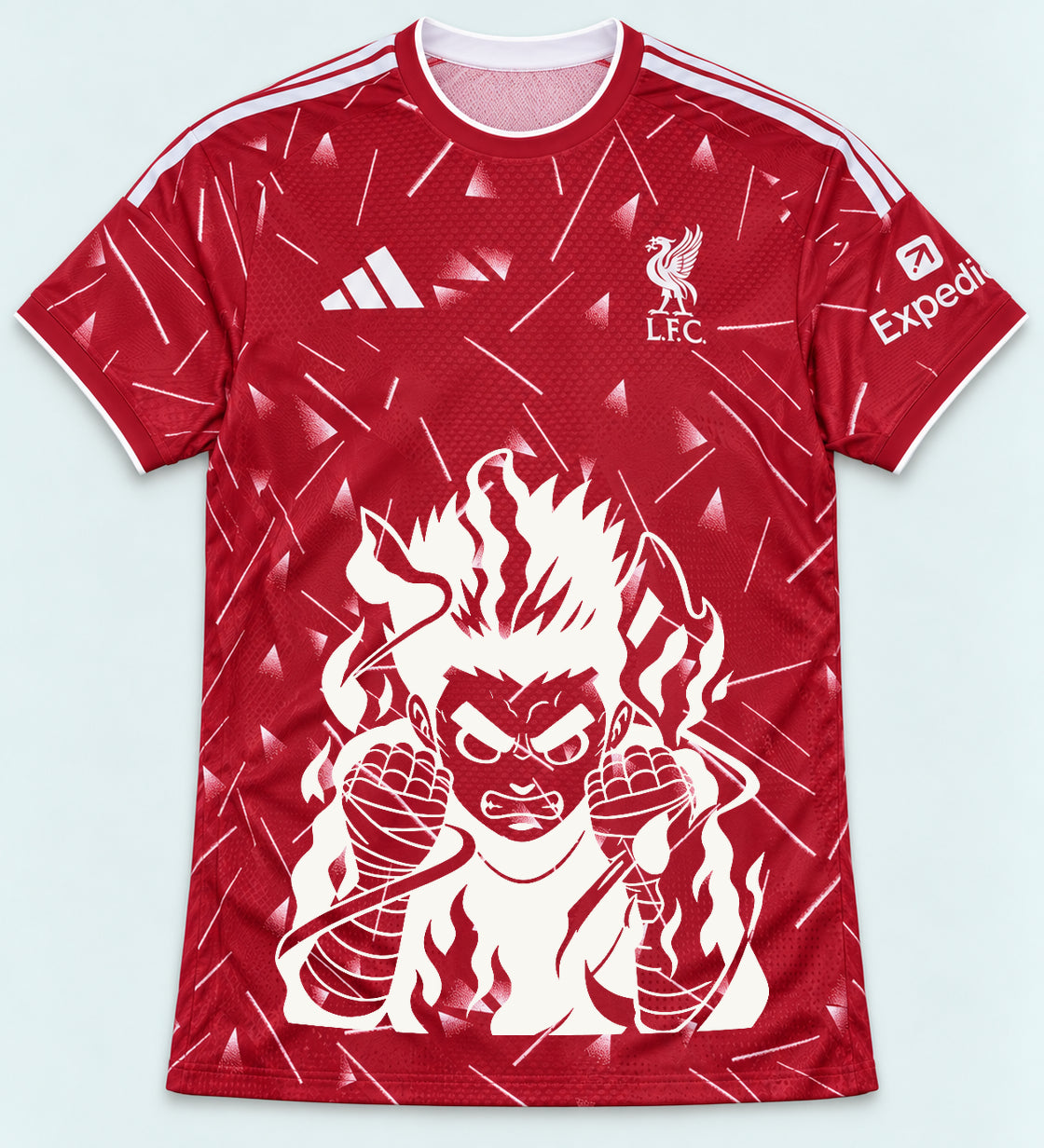 Liverpool Red Rock Lee Inner Flame Jersey — Front