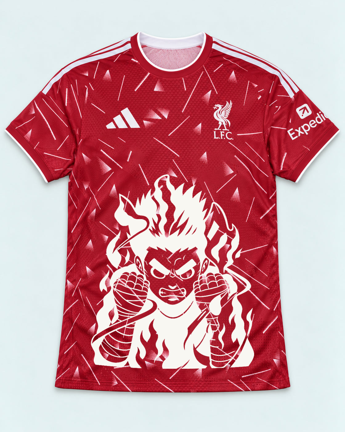 Liverpool Red Rock Lee Inner Flame Jersey — Front