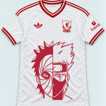 Liverpool White Obito Kakashi Shared Destiny Jersey — Front