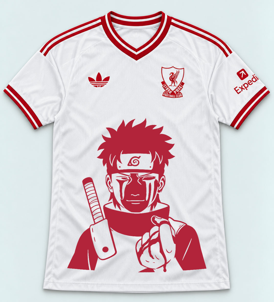 Liverpool White Shisui Last Promise Jersey — Front