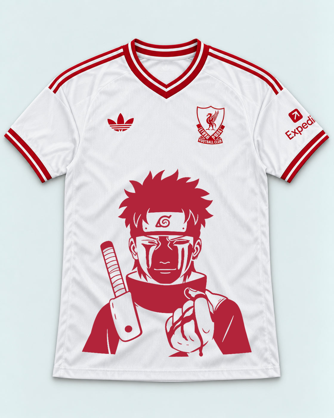 Liverpool White Shisui Last Promise Jersey — Front