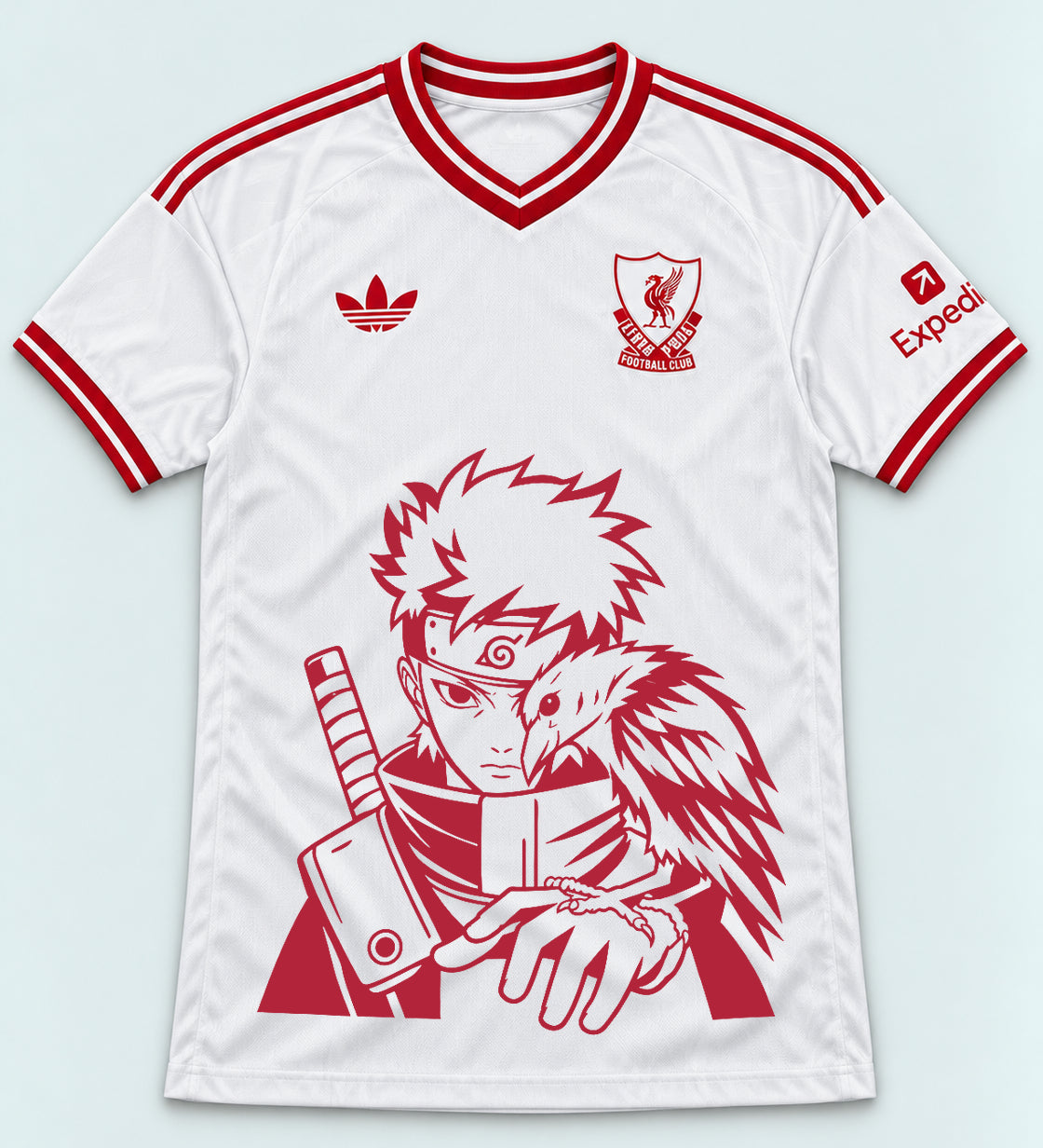 Liverpool White Shisui Raven Oath Jersey — Front