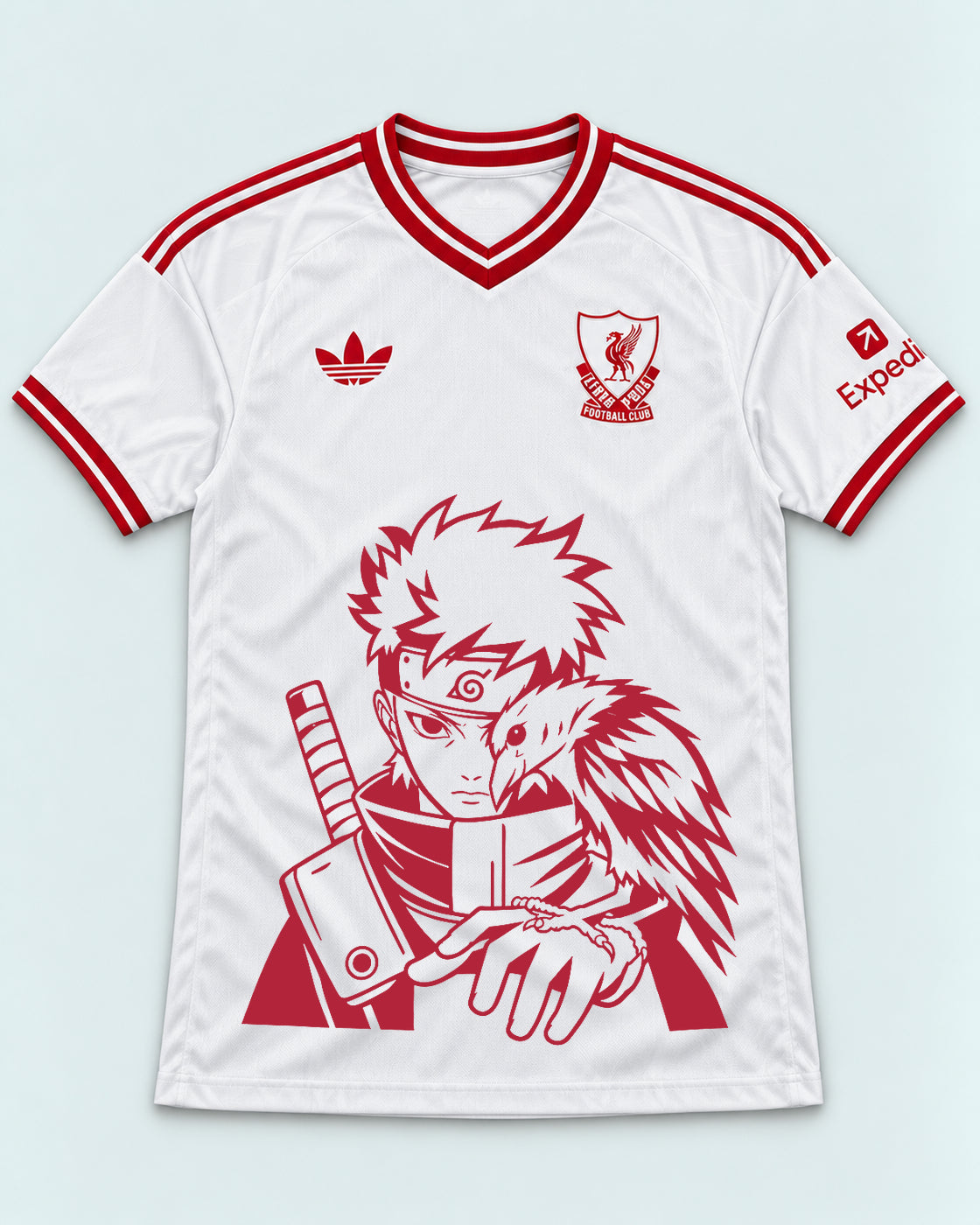 Liverpool White Shisui Raven Oath Jersey — Front