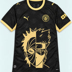 Manchester City Black Obito Kakashi Shared Destiny Jersey — Front