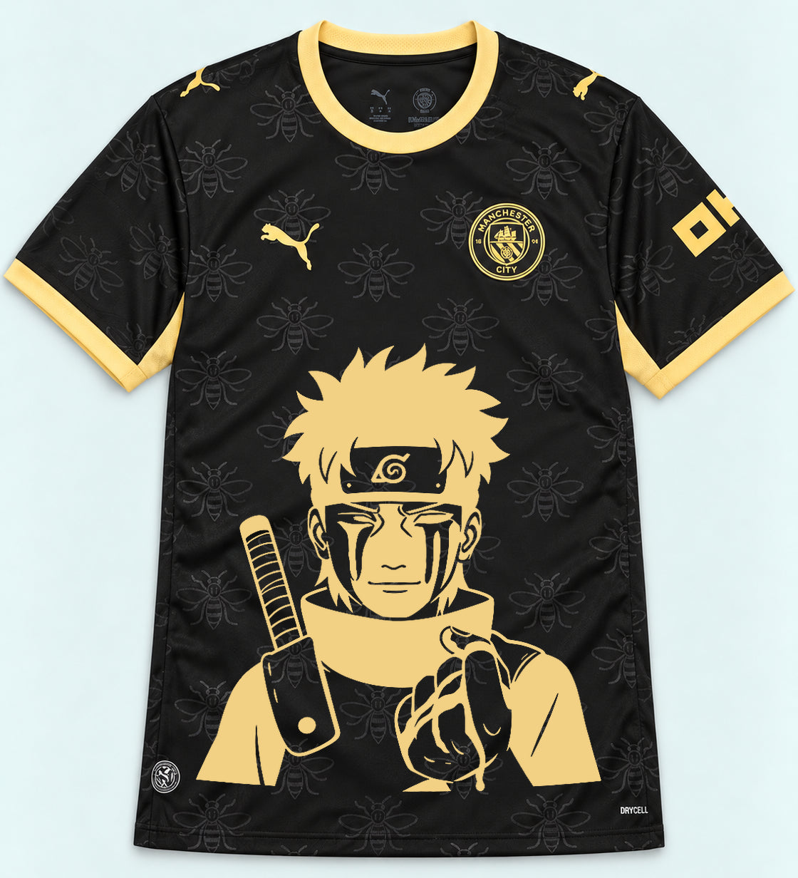 Manchester City Black Shisui Last Promise Jersey — Front