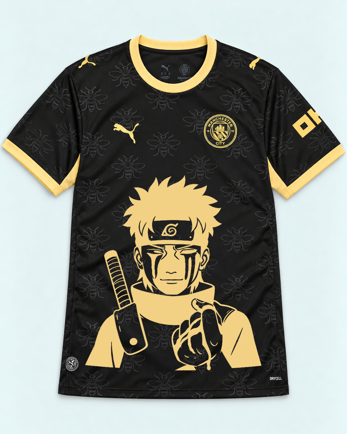 Manchester City Black Shisui Last Promise Jersey — Front