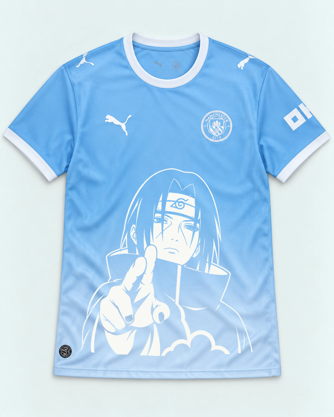 Manchester City Sky Itachi Silent Promise Jersey — Front