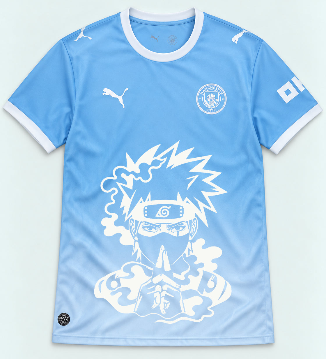 Manchester City Sky Kakashi Silent Jutsu Jersey — Front