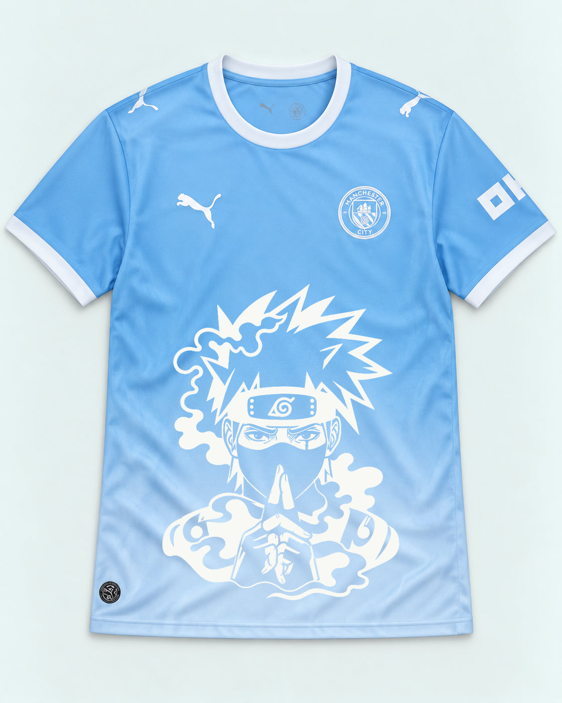 Manchester City Sky Kakashi Silent Jutsu Jersey — Front