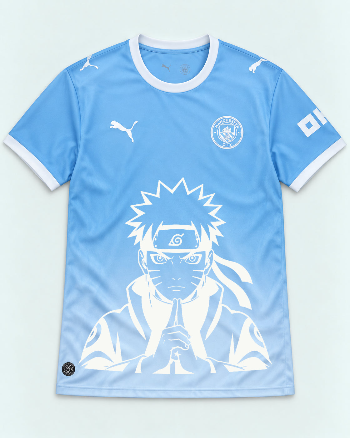 Manchester City Sky Naruto Sage Resolve Jersey — Front