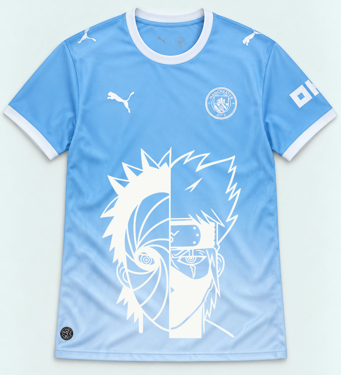 Manchester City Sky Obito Kakashi Shared Destiny Jersey — Front