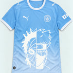 Manchester City Sky Obito Kakashi Shared Destiny Jersey — Front