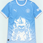 Manchester City Sky Rock Lee Inner Flame Jersey — Front