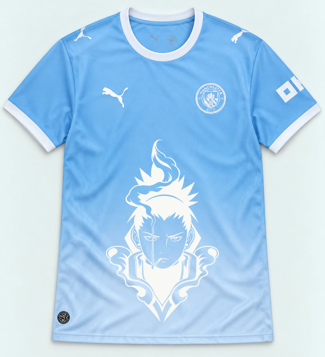 Manchester City Sky Shikamaru Shadow Mind Jersey — Front