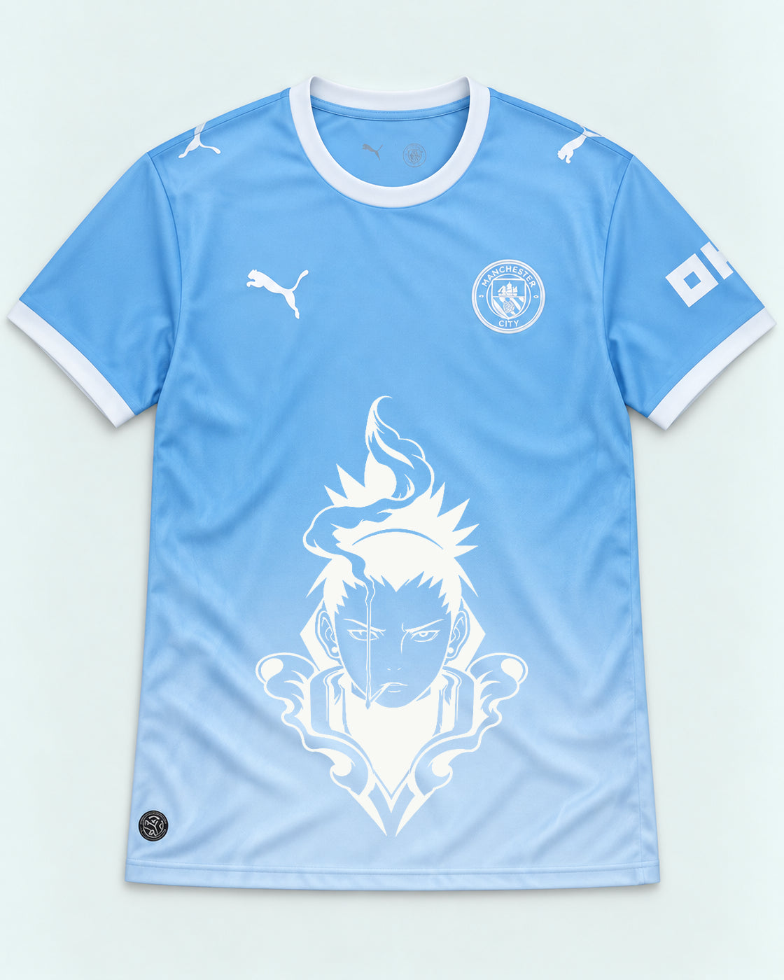 Manchester City Sky Shikamaru Shadow Mind Jersey — Front