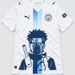 Manchester City White Shisui Last Promise Jersey — Front
