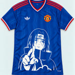 Manchester United Blue Itachi Silent Promise Jersey — Front