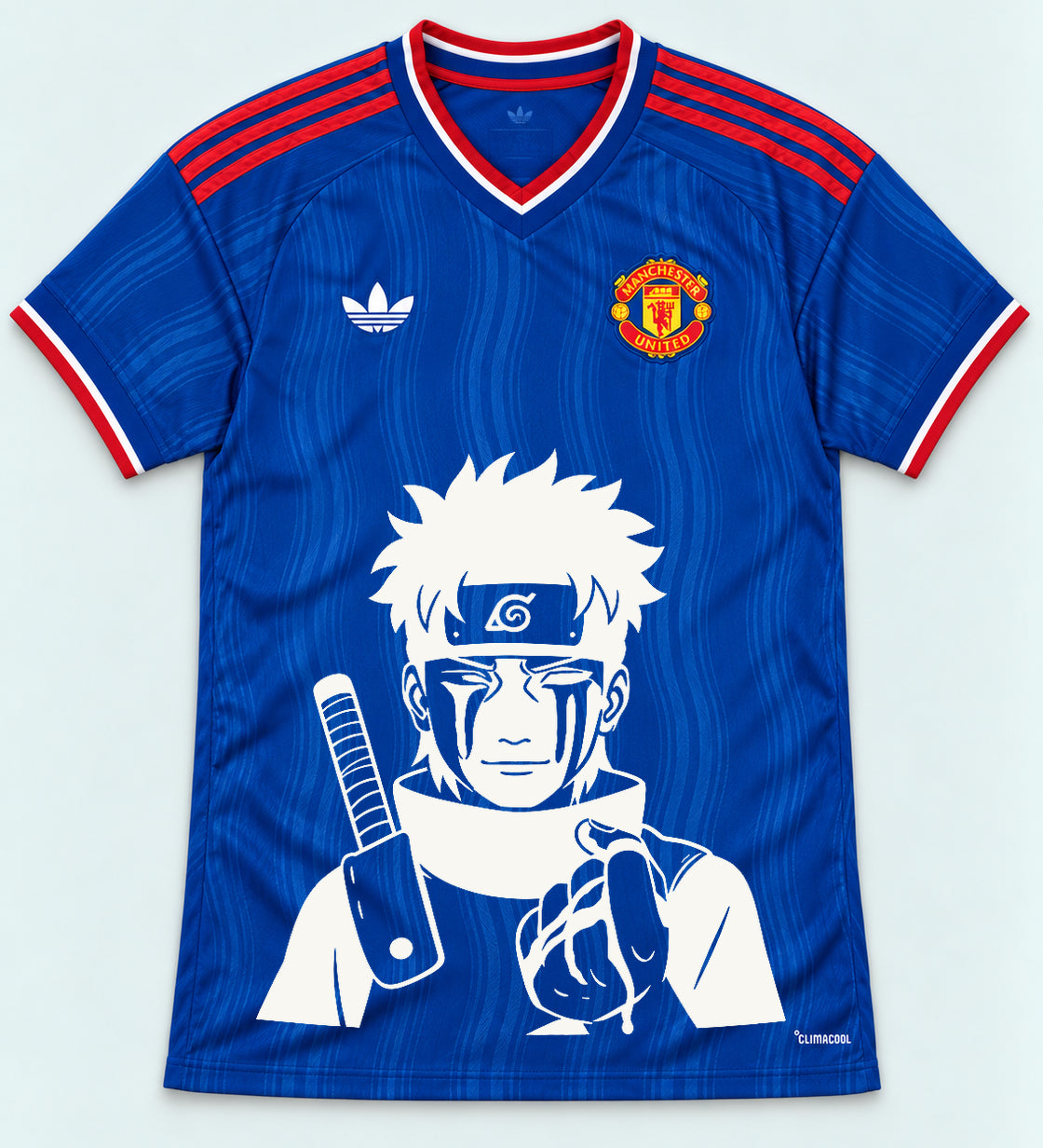Manchester United Blue Shisui Last Promise Jersey — Front