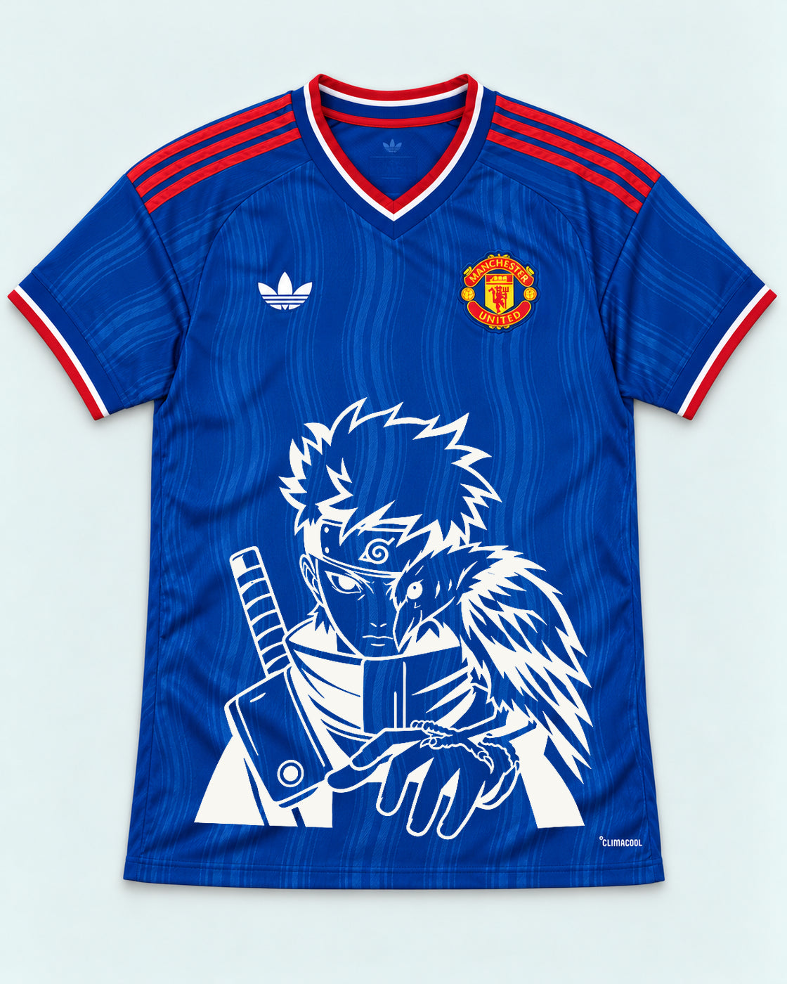 Manchester United Blue Shisui Raven Oath Jersey — Front