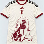 Manchester United Cream Itachi Silent Promise Jersey — Front