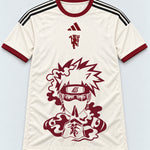 Manchester United Cream Kakashi Silent Jutsu Jersey — Front