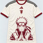 Manchester United Cream Naruto Sage Resolve Jersey — Front