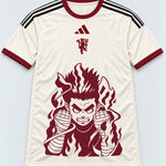 Manchester United Cream Rock Lee Inner Flame Jersey — Front