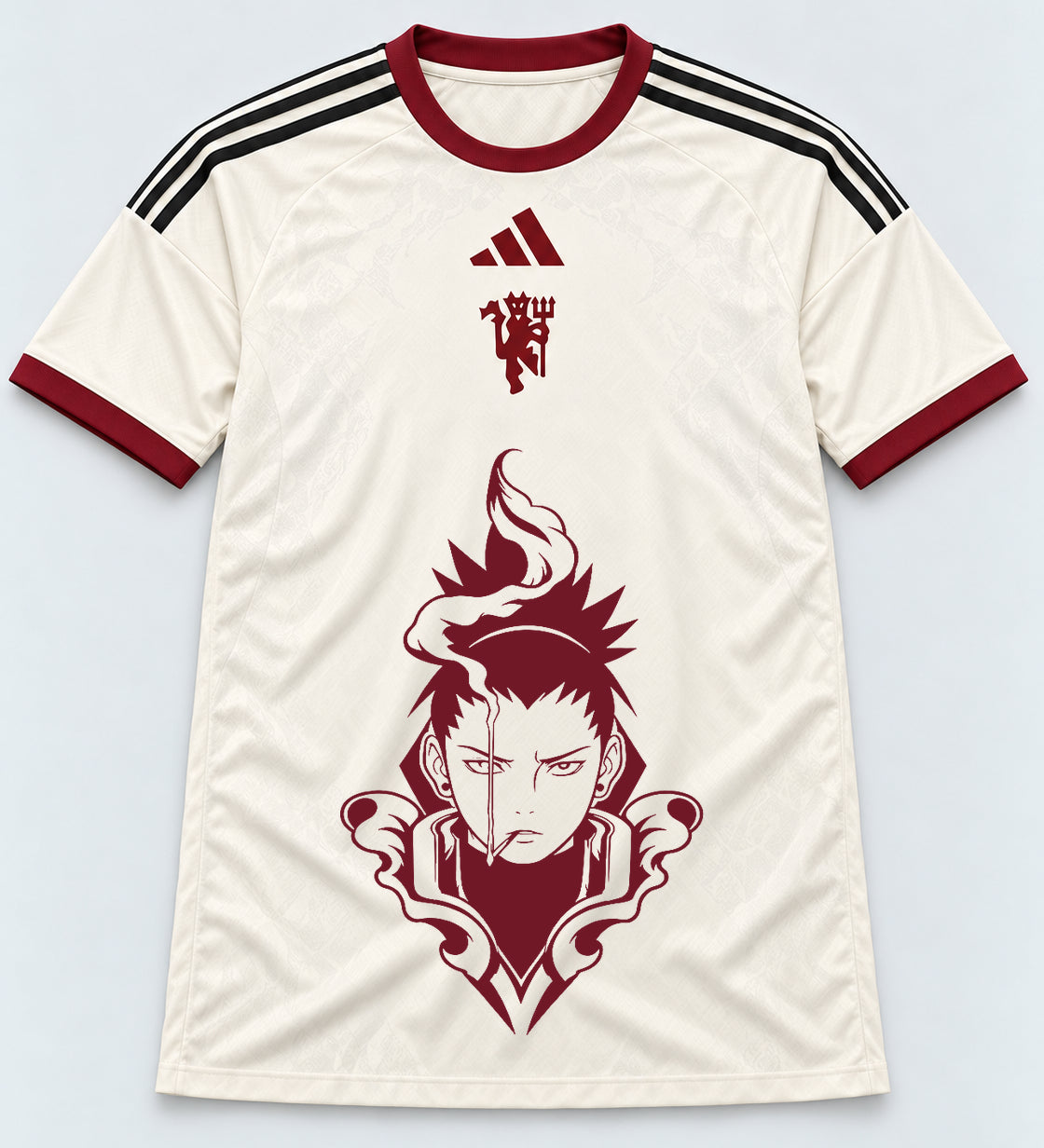 Manchester United Cream Shikamaru Shadow Mind Jersey — Front