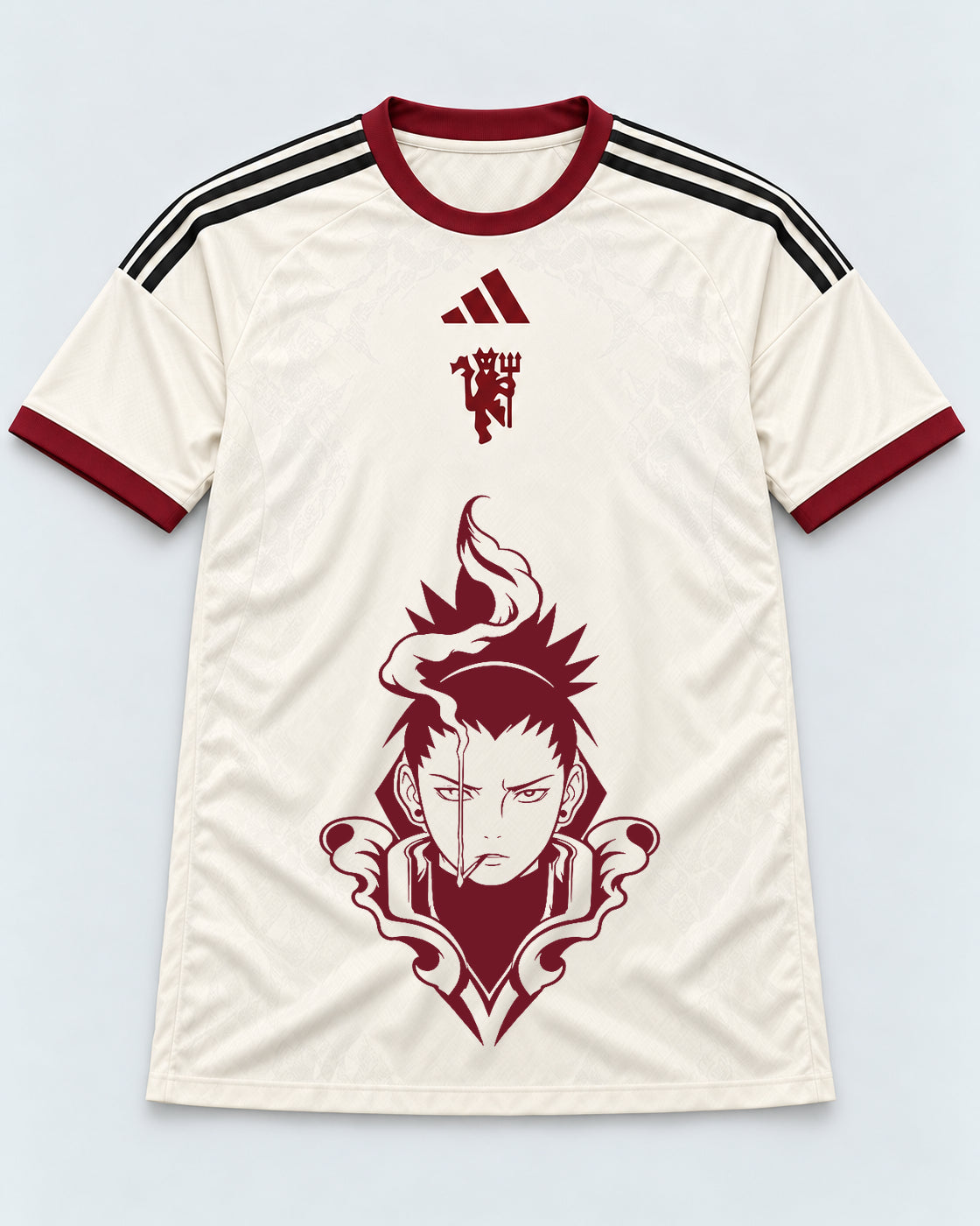 Manchester United Cream Shikamaru Shadow Mind Jersey — Front