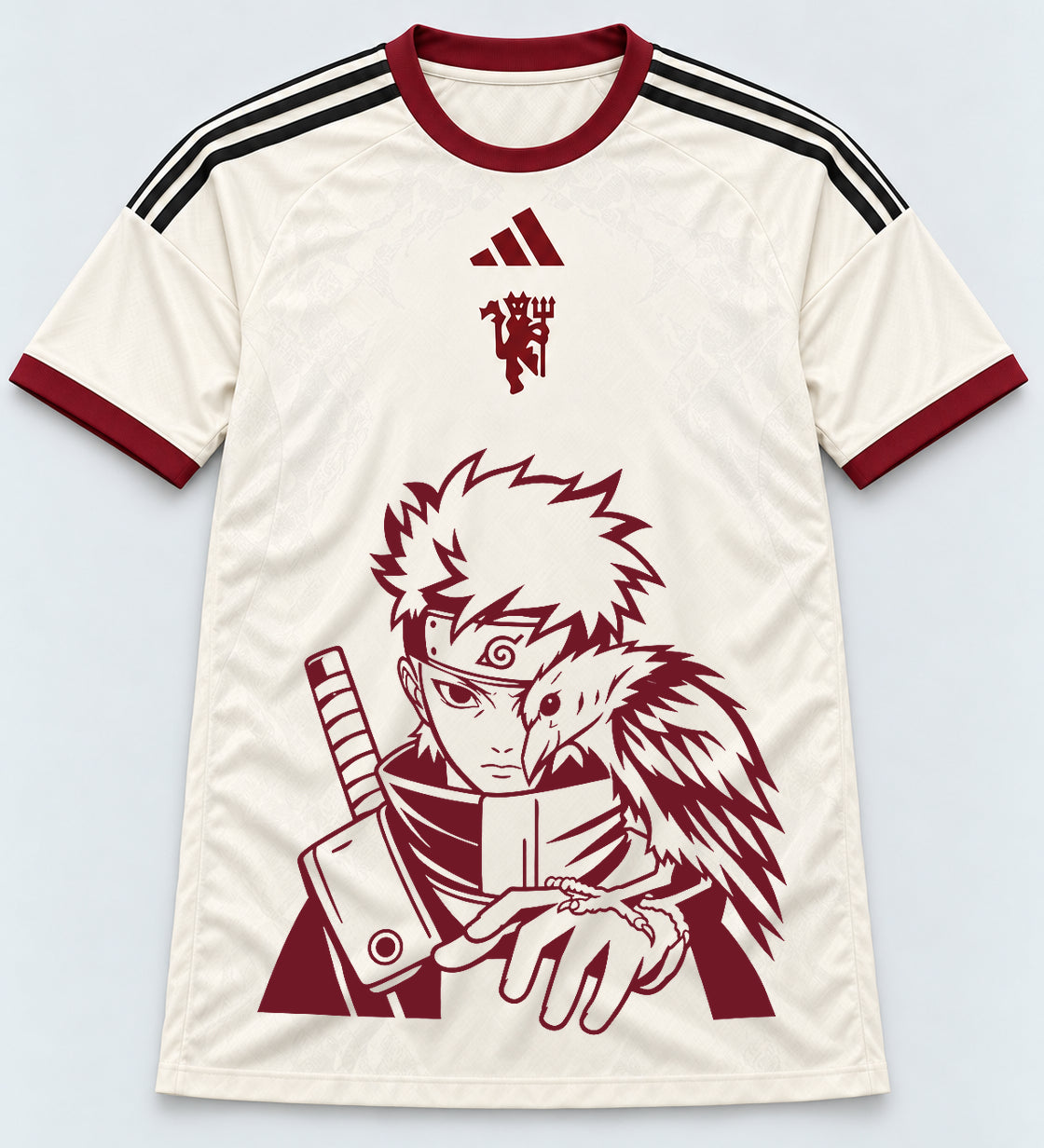 Manchester United Cream Shisui Raven Oath Jersey — Front