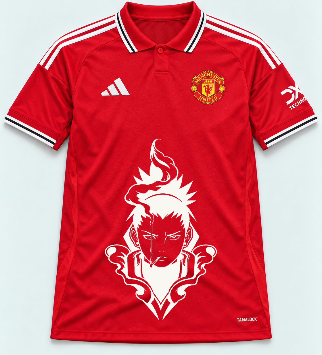 Manchester United Red Shikamaru Shadow Mind Jersey — Front