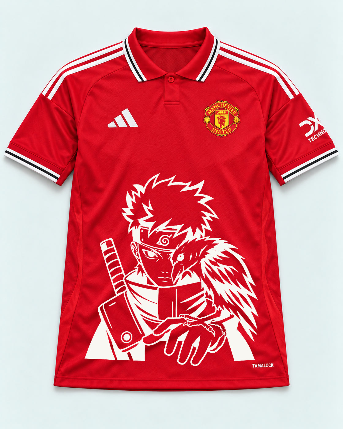 Manchester United Red Shisui Raven Oath Jersey — Front