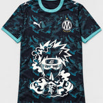Olympique Marseille Dark Kakashi Silent Jutsu Jersey — Front