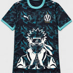 Olympique Marseille Dark Naruto Sage Resolve Jersey — Front