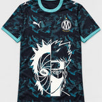 Olympique Marseille Dark Obito Kakashi Shared Destiny Jersey — Front