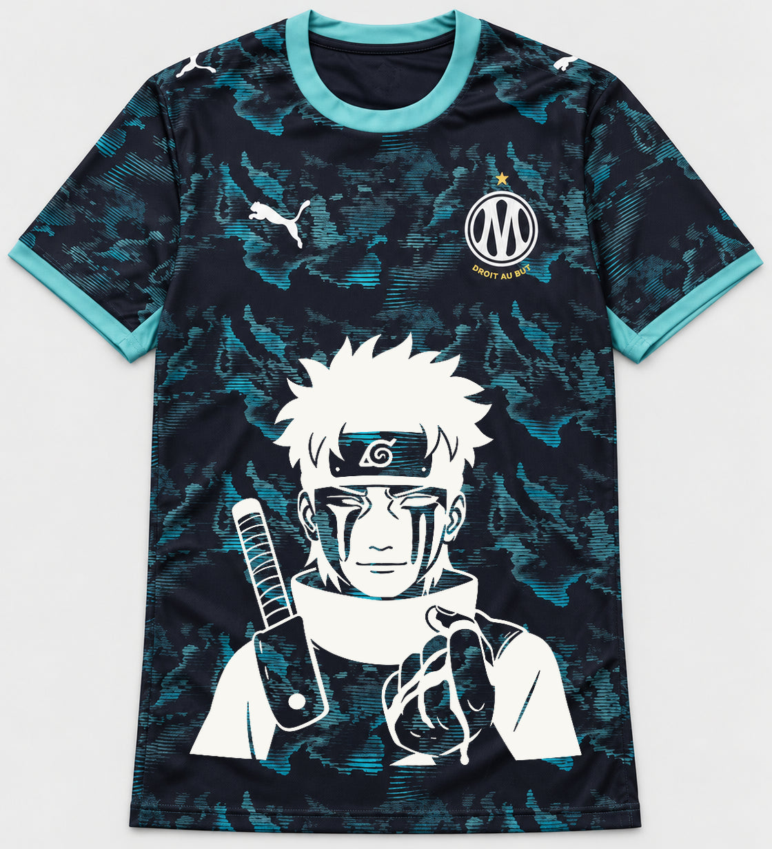 Olympique Marseille Dark Shisui Last Promise Jersey — Front